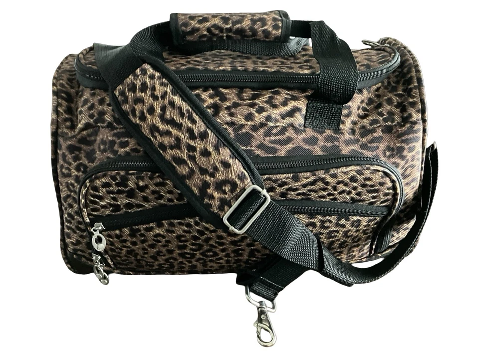 American Flyer Travel Carry On Overnight Bag Animal Print with Hook Organizer - Image 2 of 4