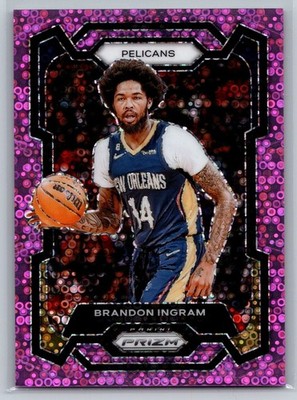 2023-24 Prizm Brandon Ingram Prizm Fast Break Pink #/50 Pelicans