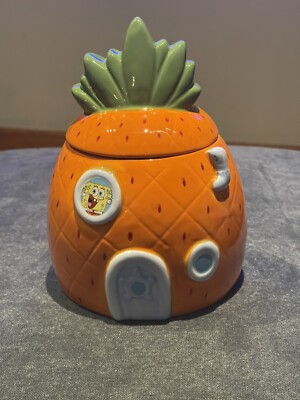 Nickelodeon SpongeBob SquarePants Pineapple Storage Jar New Officially Licensed.
