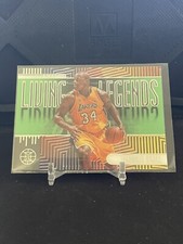 2019-20 Illusions Living Legends Emerald Green Shaquille O'Neal Shaq Lakers