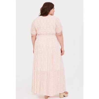 plus size lavender maxi dress Lavender Ruched Mesh Foldover Off Shoulder Maternity Maxi Dress