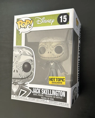 Funko Pop! Disney: Jack Skellington (Zero Artwork) #15, Hot Topic Exc., *Vaulted