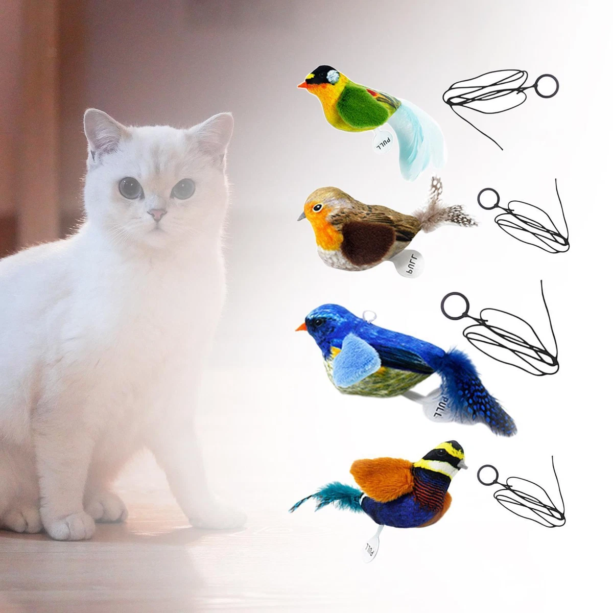 Electric Cats Toy Interactive Bird Educational Toys Training