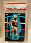 1985 Topps WWF Hulk Hogan Sticker #16 Auto Signed Rookie Card PSA DNA RC