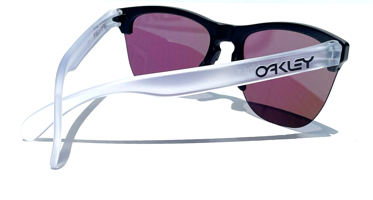 Oakley FROGSKINS LITE Matte Clear POLARIZED Galaxy Jade Lens