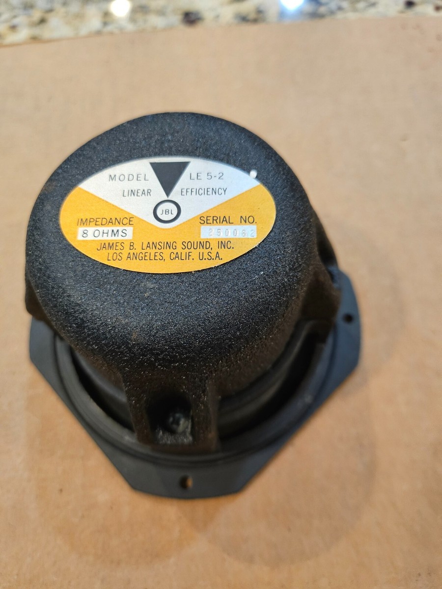 JBL 型番　LE5-2 JBL LE5-2 Midrange Speaker Unit 8 ohm pair USED JP | eBay