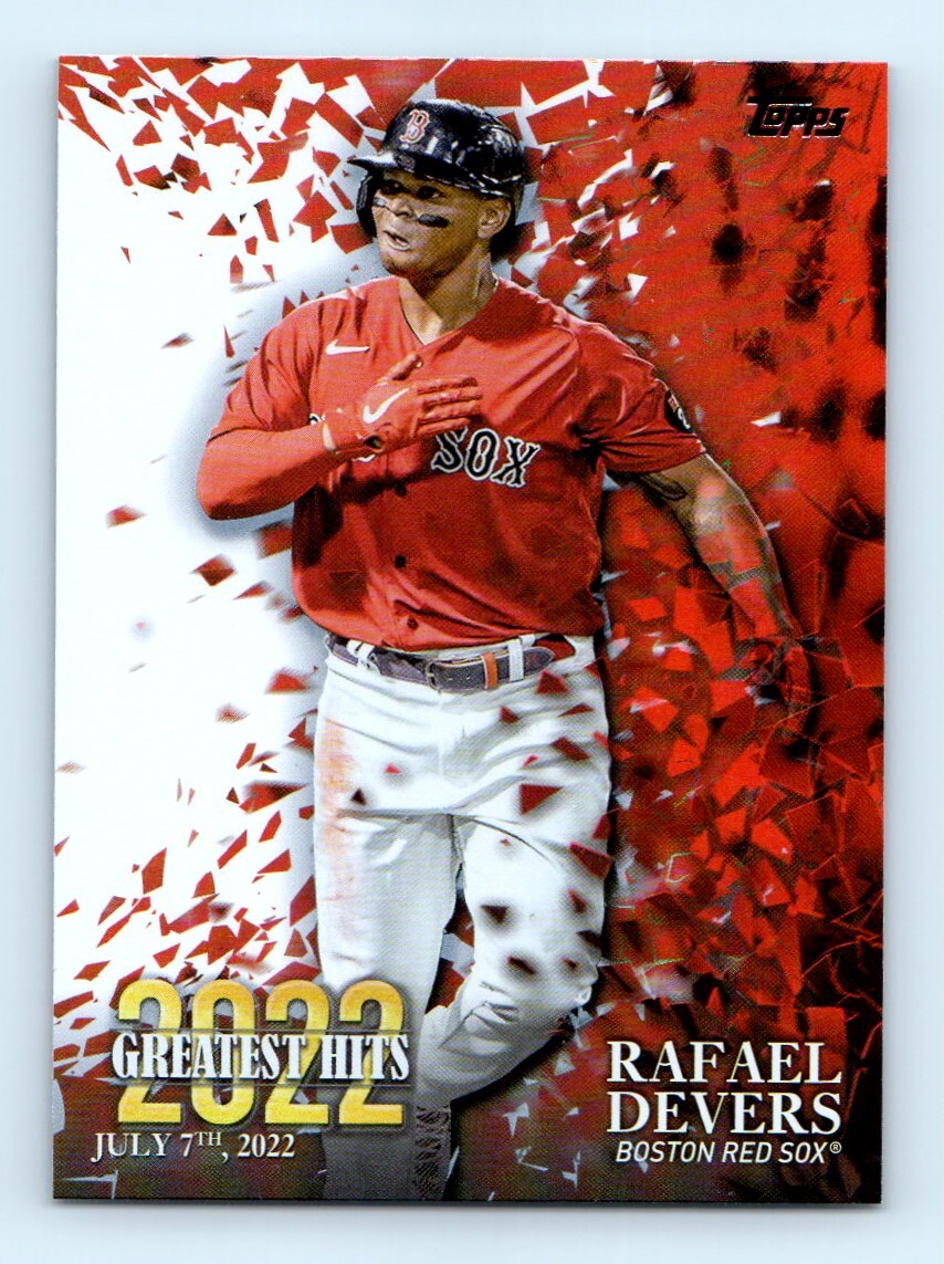 2023 Topps 2022 Greatest Hits Rafael Devers Boston Red Sox #22GH-7