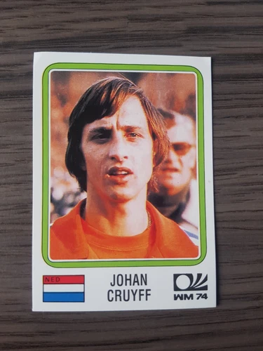 JOHAN CRUYFF PANINI MONDIALI MUNCHEN 74 Sonric World Cup Story 1990 WC 1974 n.89