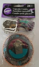 Wilton Halloween Cupcake Liners  Picks 24 Liners  Picks
