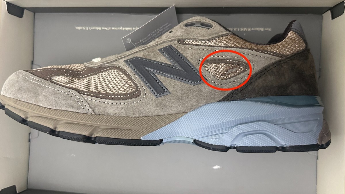 AURALEE x New Balance 990v4 Grey Taupe Brown (MiUSA) | Size