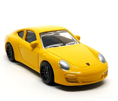 Majorette Porsche 911 Carrera Yellow 1:64 (3