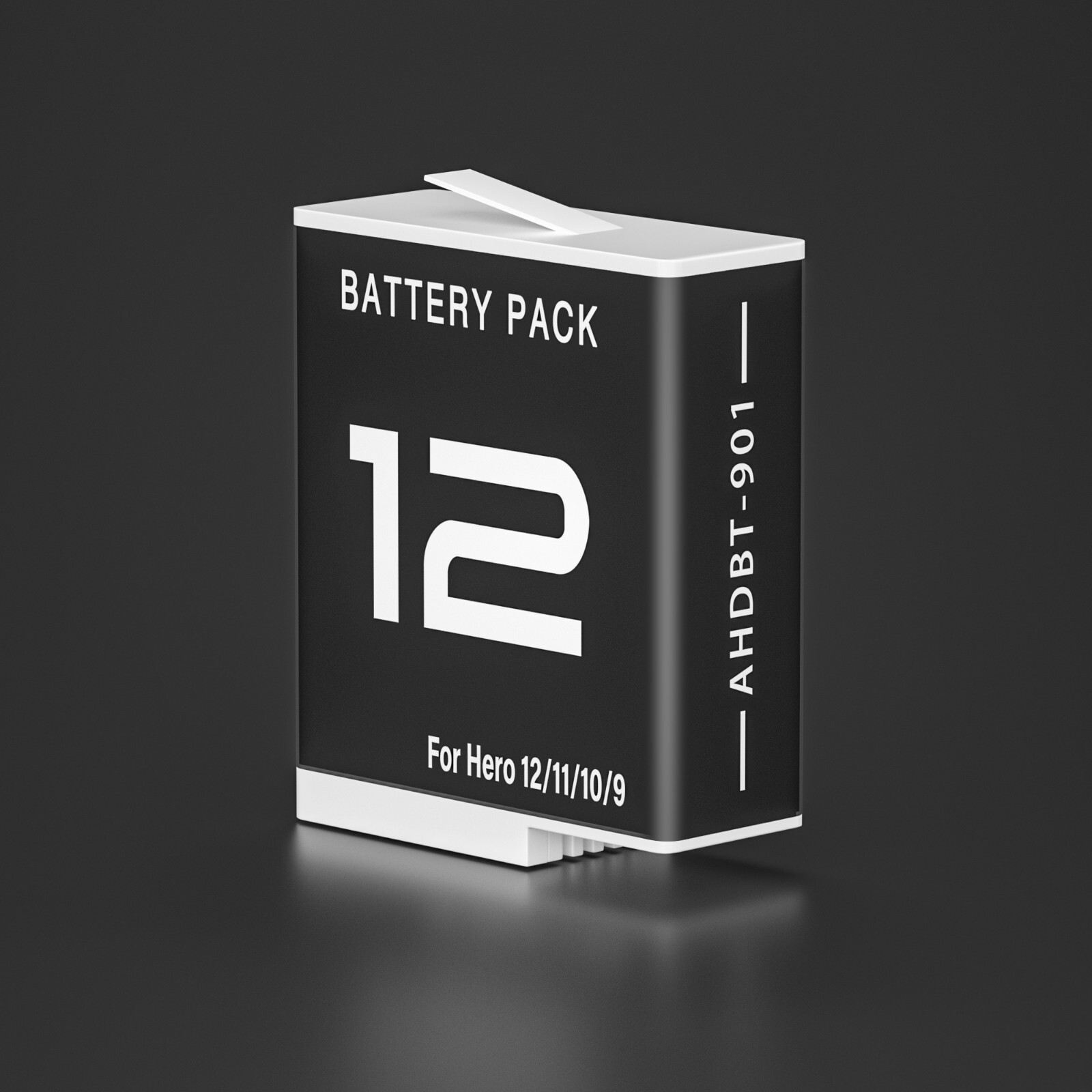 2Pack Battery For GoPro Hero 12 Black with 3 Channel Battery Charging Station