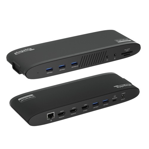 Plugable - UD-MSTH2 - Plugable USB C Docking Station Dual Monitor