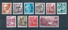 Germany 1948 French Zone Rheinland Pfalz without PF stamps. MNH. Sg FR32-FR41