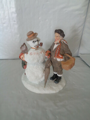 1999 Norman Rockwell - ''Gramps Encounters Grmaps'' Figurine - Grossman
