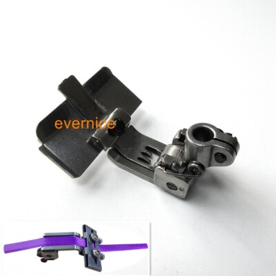 6,4 mm Coverstichfuß + verstellbarer Bandaufsatz für Juki Pegasus Siruba Yamato