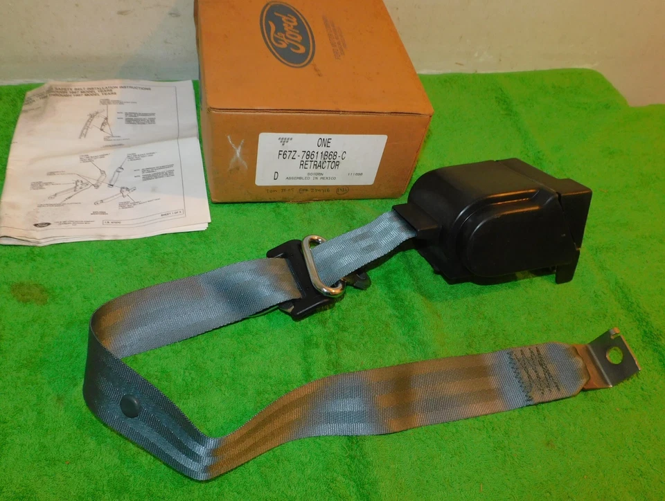 Ford Explorer Mountaineer 1996 1997 nuevo retractor de cinturón de seguridad delantero derecho gris Foto 4 de 4