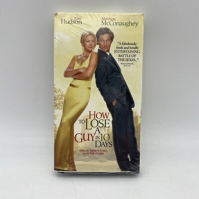 How to Lose a Guy in 10 Days (VHS, 2003) Matthew McConaughey, Kate Hudson