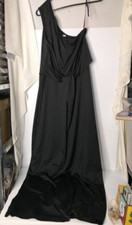 Black Maxi of the Shoulder Party Black Dress Size 12 Target Brand