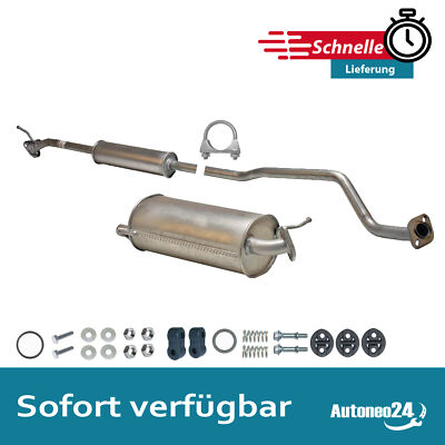 Auspuffanlage Opel Agila B 1.2 i & Suzuki Splash 1.2 i ab BJ. 2008, Auspuff