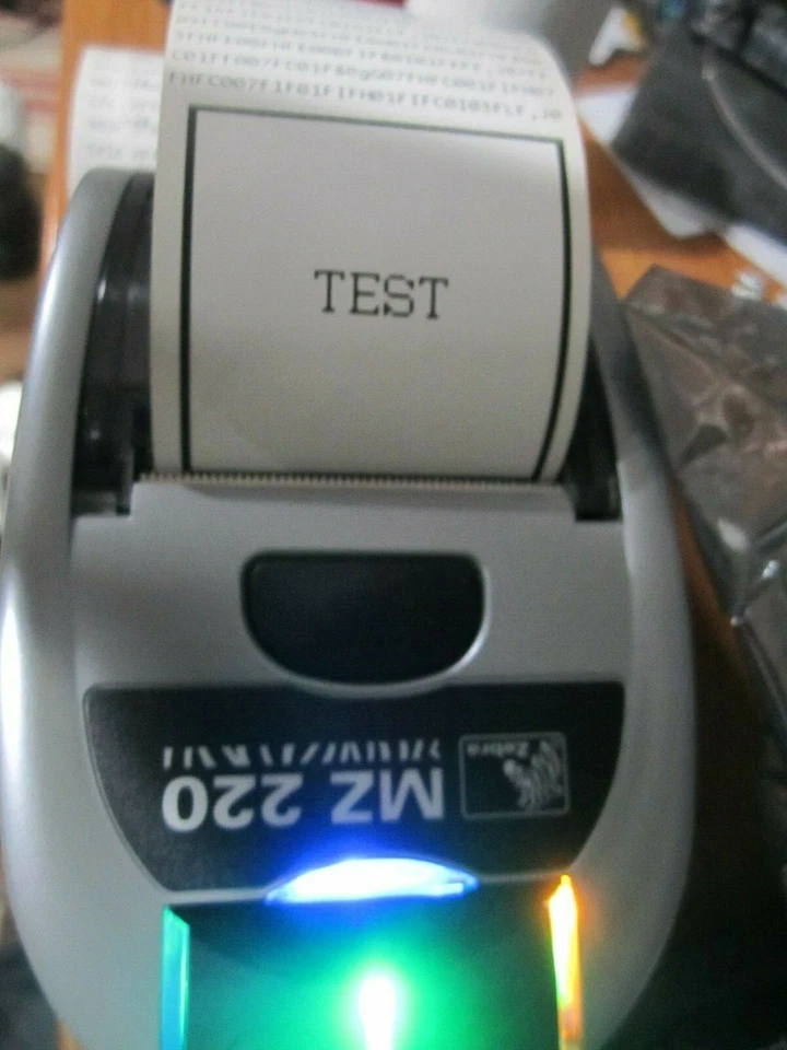 Zebra MZ 220 (M2E-0UK00010-00) Mobile Thermal Printer WIFI Compatible with IOS  - Image 2 of 2