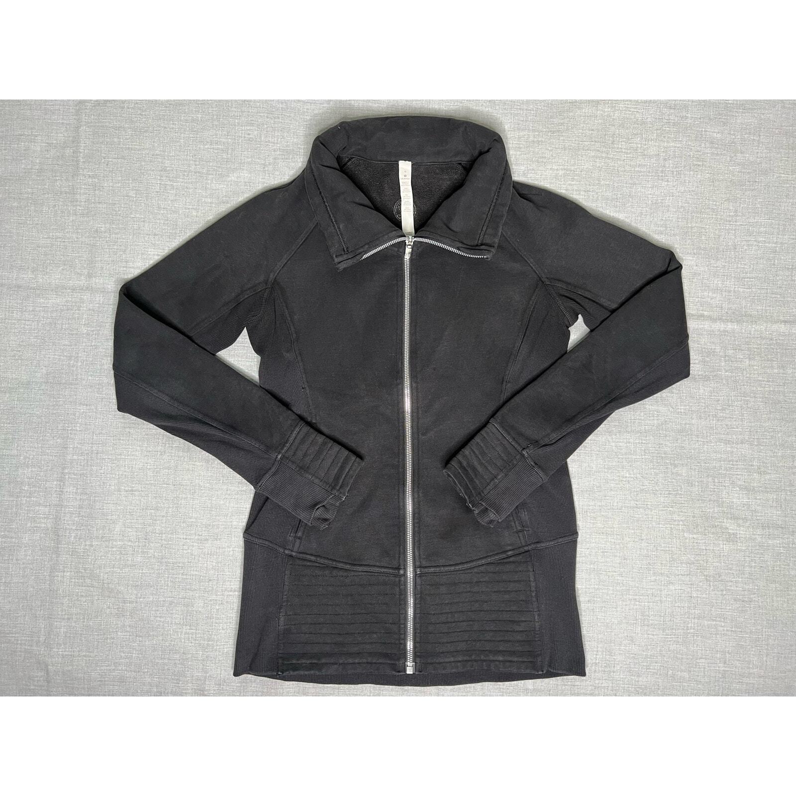 Lululemon Full Zip Black Collared Sweatshirt Wome… - image 1