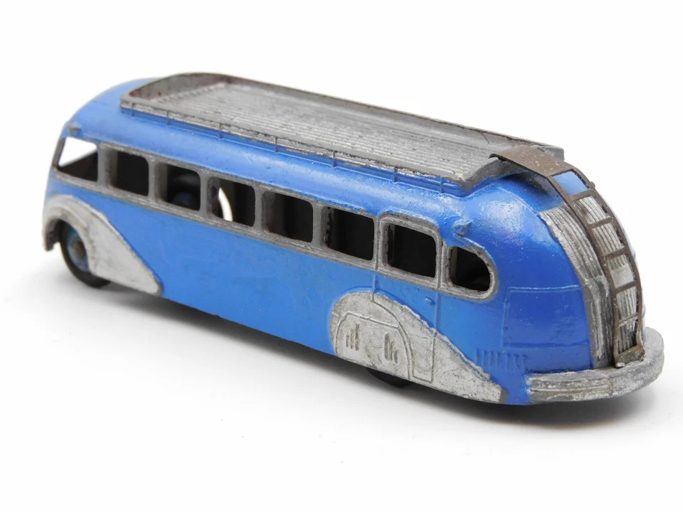 Dinky Toys Autocar Isobloc Bus Autobus 29E 1/43 Modèle En Fonte Vintage Retouché - Photo 2/4