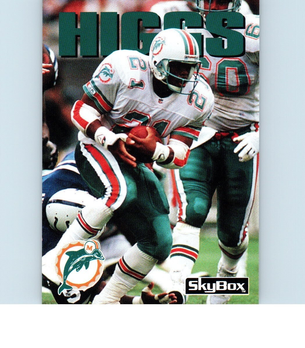 Mark Higgs 98 Dolphins1992 Skybox NFL Football Trading Card Mark Higgs 98 Dolphins1992 Skybox NFL Football Trading Card