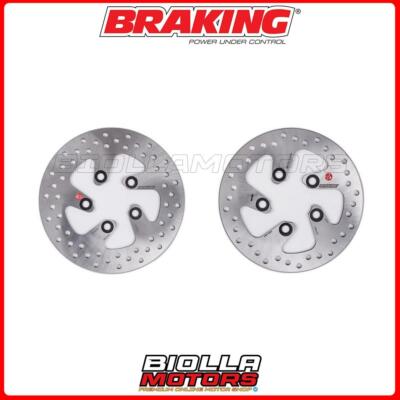 SATZ BREMSSCHEIBEN BRAKING KYMCO GRAND DINK 250 2005 - VORNE + HINTEN [FI