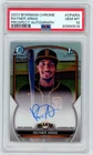 2023 Bowman Chrome RAYNER ARIAS /499 1st Bowman Auto GIANTS PSA 10 GEM MT H83