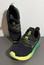 Adidas Kids Lite Racer Adapt 7.0 Shoes Green/Black Big Kids Size 6