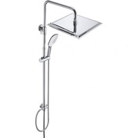 Duschset Edelstahl Duscharmatur Regendusche Duschsystem Handbrause DuschsäUle