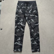 Under Armour Sportstyle Elite Cargo Pants Mens L Gray Camo Fits 31x32 Stretch