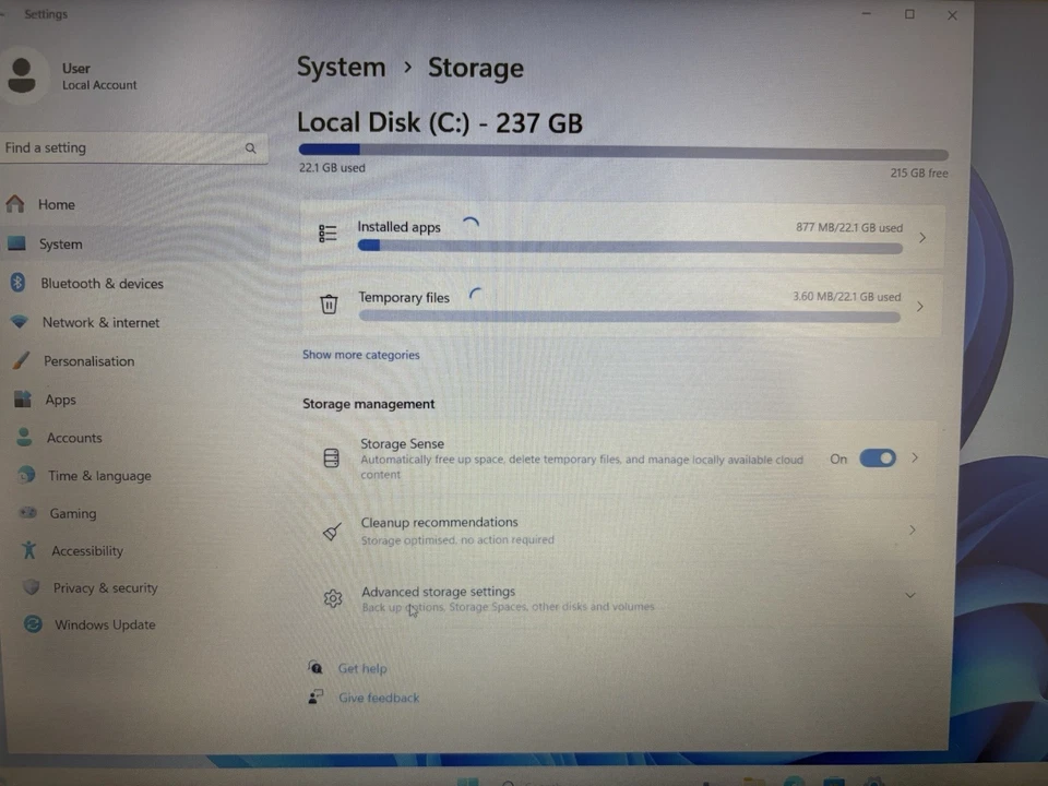 HP 250 G7 Laptop 15.6" Intel i3 7TH GEN 8GB RAM 256GB NVMe SSD Windows 11 Home - Image 3 of 4