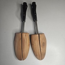 Vintage Rochester Shoe Tree Co. Cedar Wood Shoe Keepers Stretchers Nunn Bush