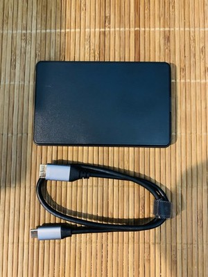 PC/Mac - USB C  -  1TB External Portable Backup Hard Drive, Tested, Free SHIP