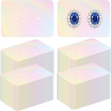 Earring Card Holder - 300 PCS Earring Display Holder Cards, 1.1"X1.6" Blank Pape