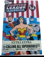 Justice League of America Crackle,Bomb,Bubble Bath Gift Set w Collectors Box New
