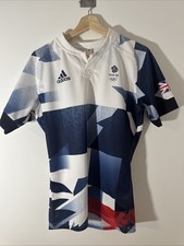 Great Britain 2020/2021 Olympics Rugby Shirt Size Medium Adidas Jersey