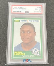 1989 Score Barry Sanders # 257 PSA 10