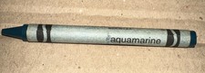 Aquamarine Vtg Crayola Crayon Binney Smith Retired Discontinued
