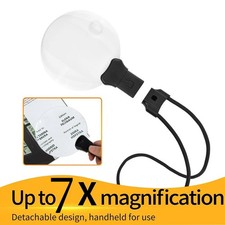 7X Large Reading Handfree Magnifying Glass Flexible Gooseneck Magnifier
