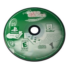 Family Card Games Fun Pack  (Sony Playstation 1 PS1) Disc Only Tested READ