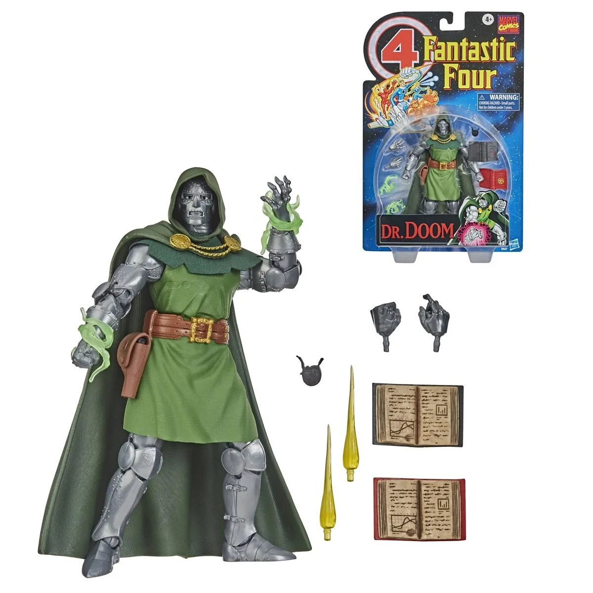 Marvel Legends Fantastic Four Retro Card Doctor Doom Action Figure