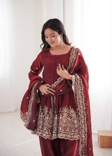 Salwar Kameez Pakistani Indian Wedding Party Wear Dress Bollywood Palazzo Suit