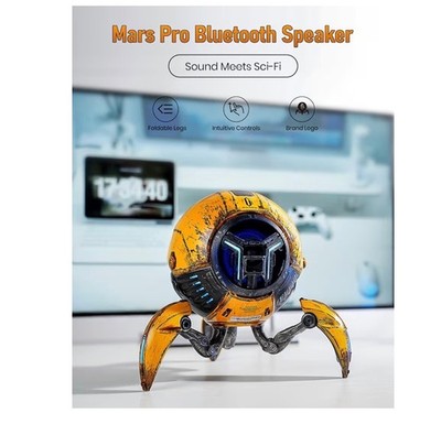 Loudspeakers Mars Pro Portable Bluetooth Speaker New Version, Deep Bass Loud Ste