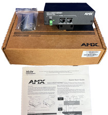 AMX NXA-AVB/ETHERNET, TESTED-Breakout Box w/ Power Supply PRE-OWNED, EXC COND