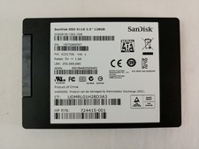 SanDisk X110 SD6SB1M-128G 128 GB SATA III 2.5 in Solid State Drive