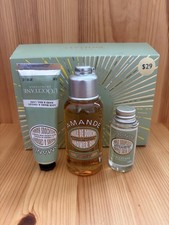 L'Occitane AMANDE Almond Set: DELICIOUS HANDS; SUPPLE SKIN OIL; SHOWER OIL