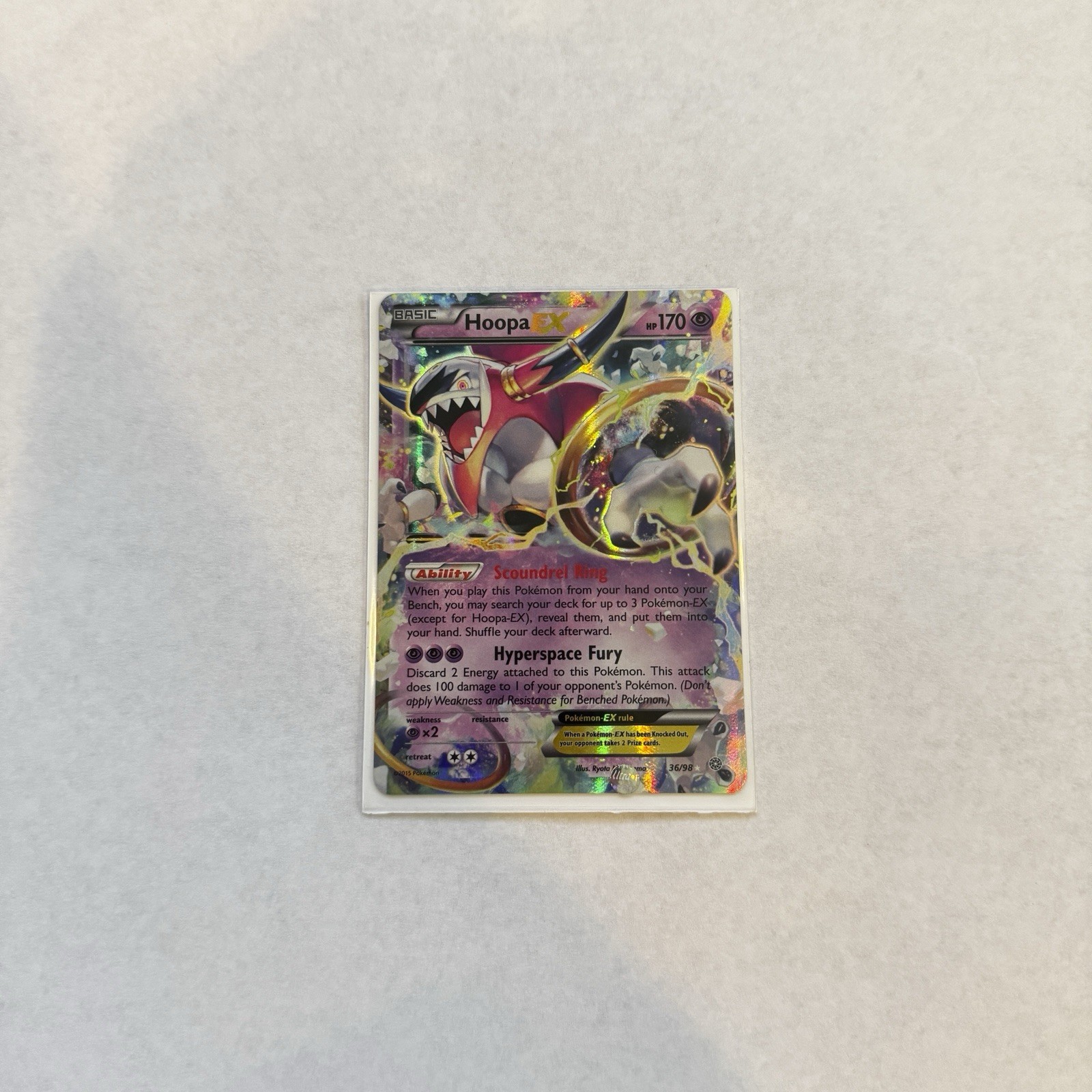 Hoopa EX Ancient Origins Holo Card 36/98 NM Condition